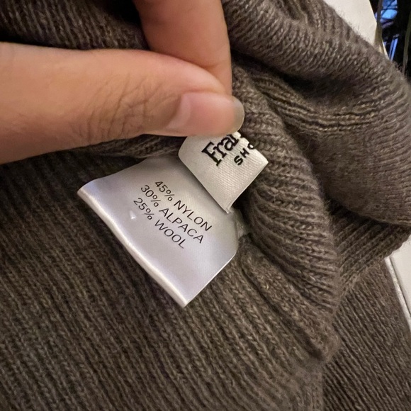 The Frankie Shop alpaca wool turtleneck sweater oversized XS/S - Picture 4 of 4